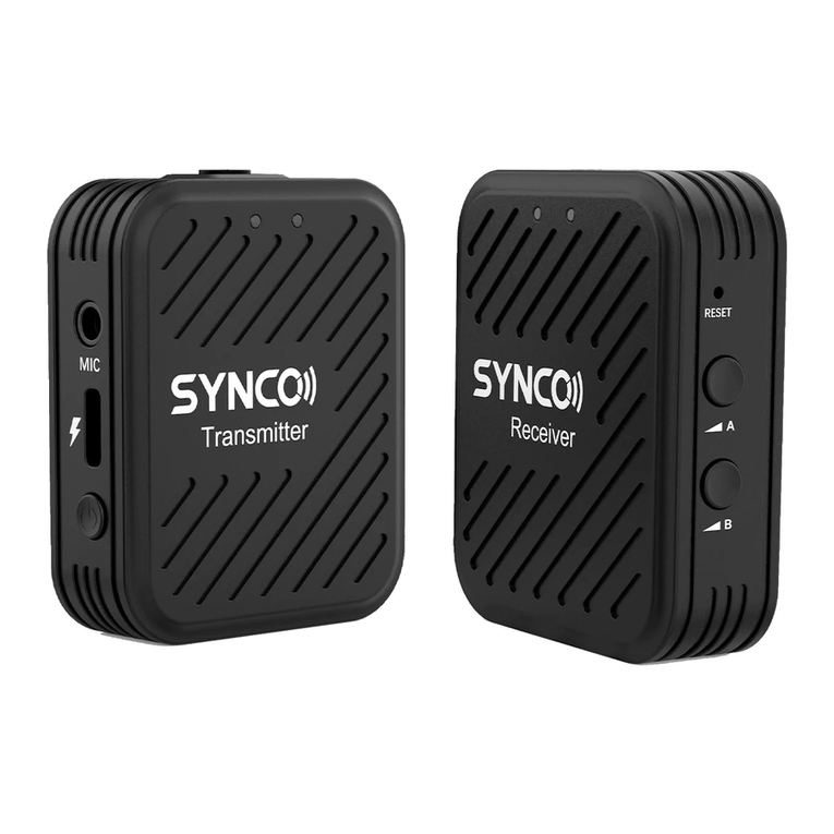 Synco G1 User manual Synco G1 User manual