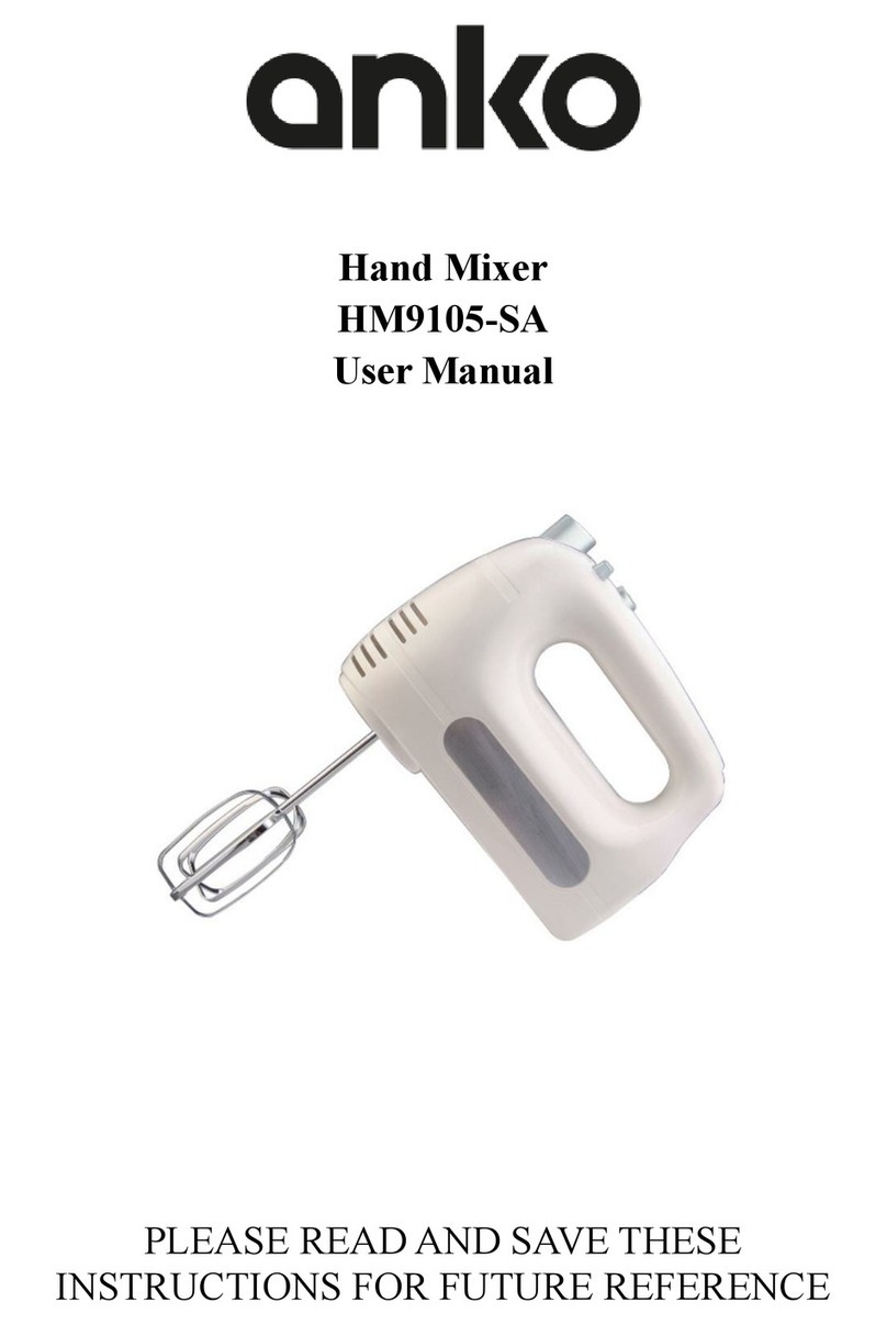 anko HM9105-SA user manual