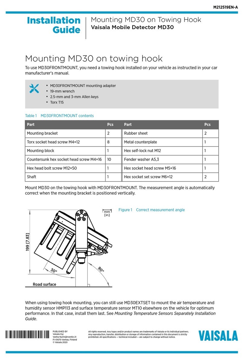 Vaisala MD30 installation guide