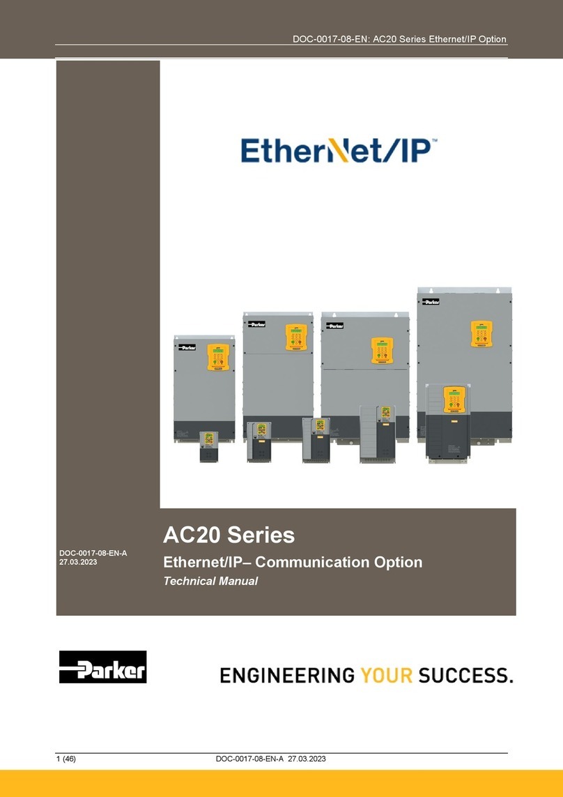 Parker AC20 Series Technical manual