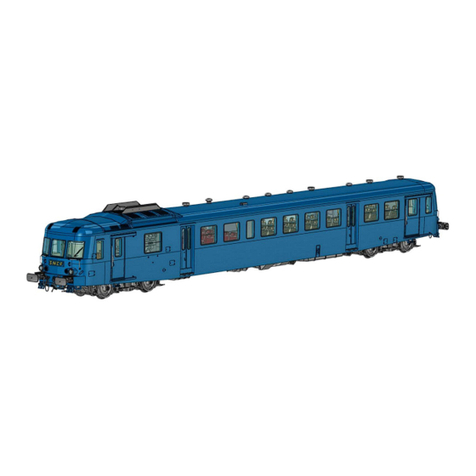 REE MODELES X-2800 RAILCARS operating manual