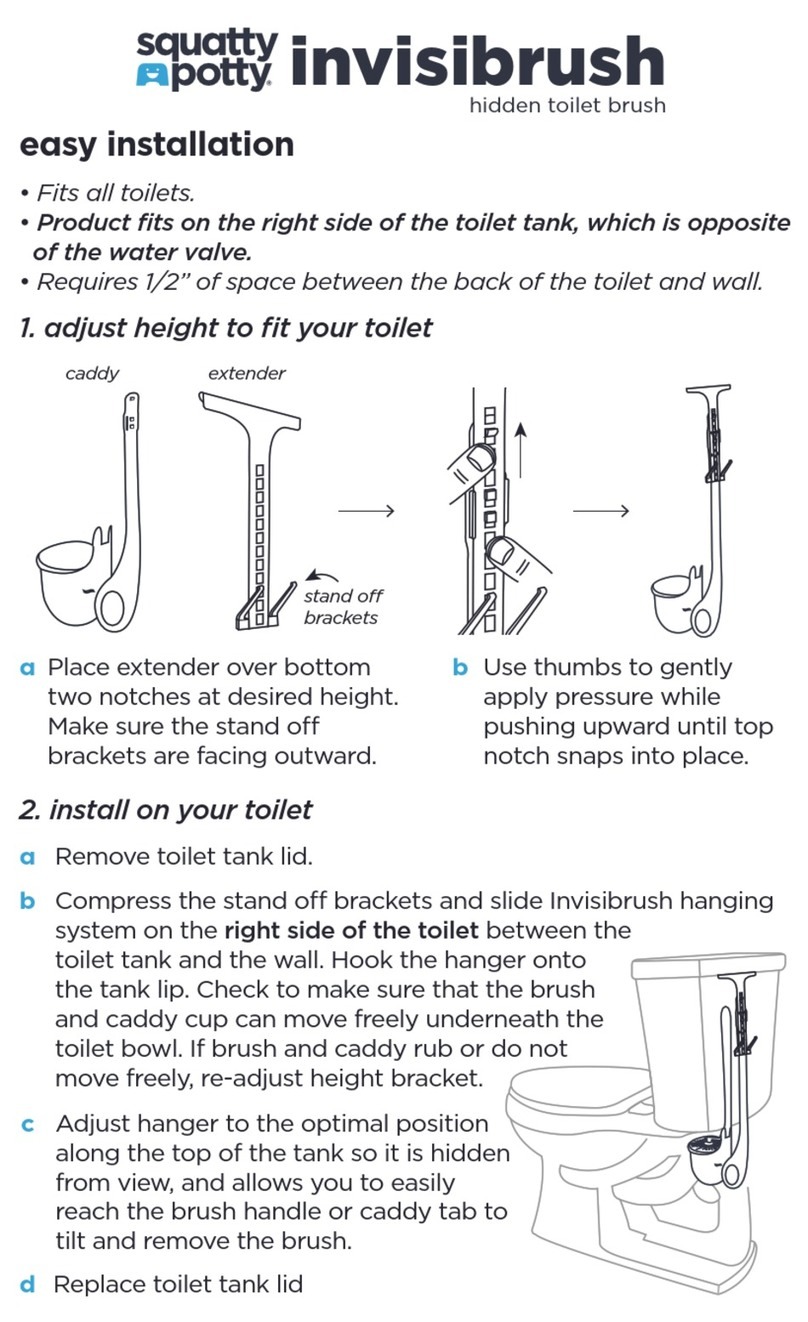 squatty potty INVISIBRUSH manual