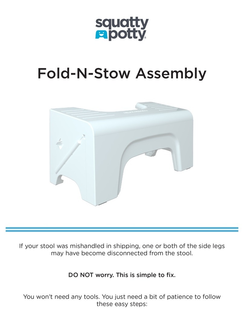 squatty potty Fold-N-Stow Assembly