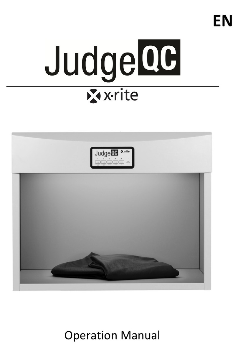 X-Rite PANTONE Judge QC Operation manual