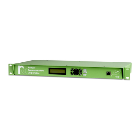 Radiant Communications RM1121 user manual