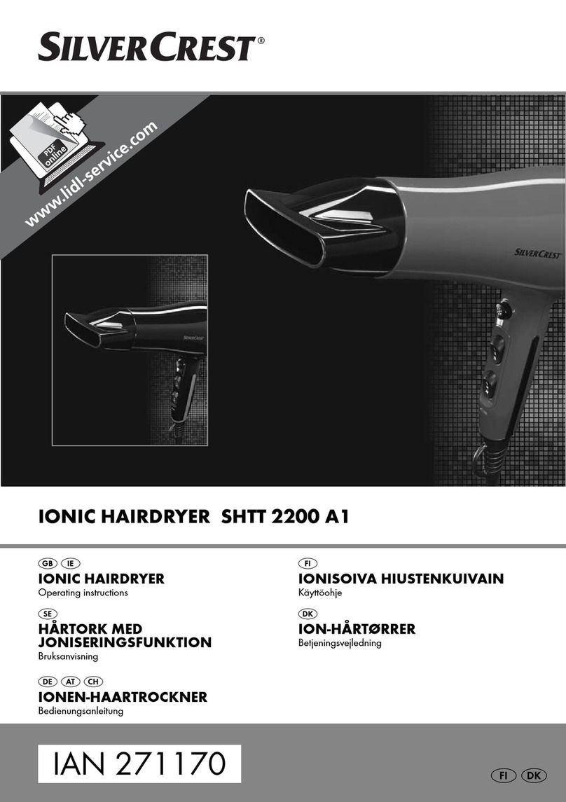 Silvercrest SHTT 2200 A1 operating instructions