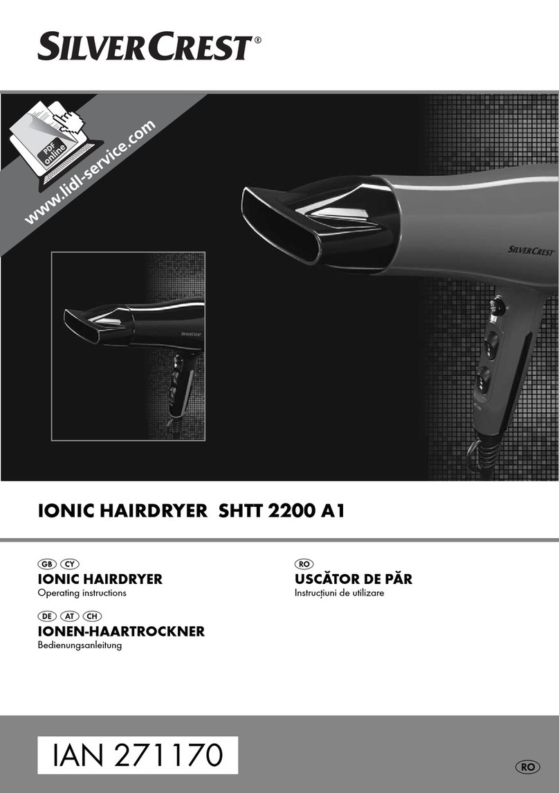 Silvercrest SHTT 2200 A1 operating instructions