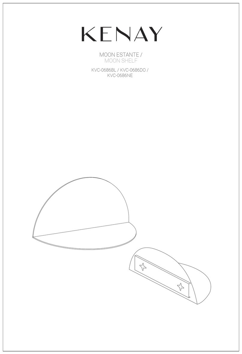 KENAY MOON SHELF KVC-0686BL User manual
