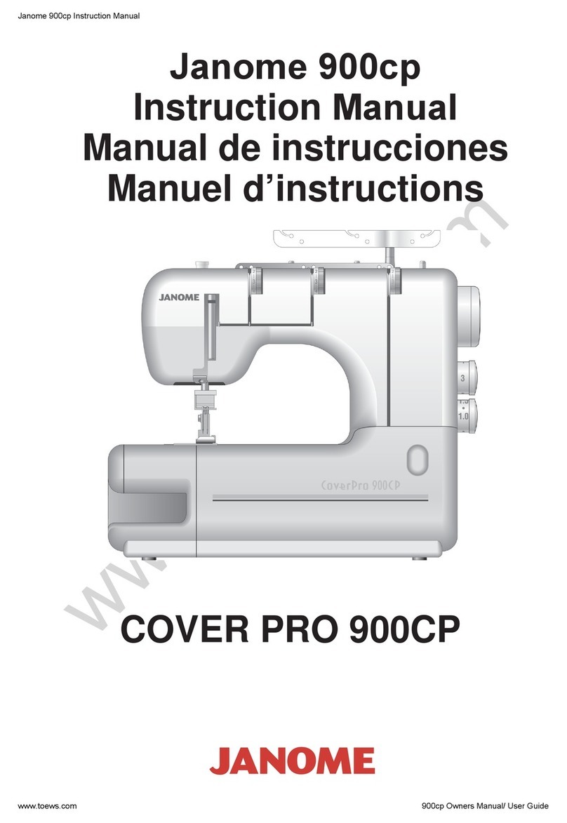 Janome COVER PRO 900CP User manual