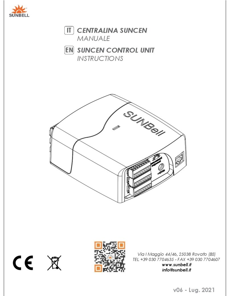 SUNBELL SUNCEN instructions