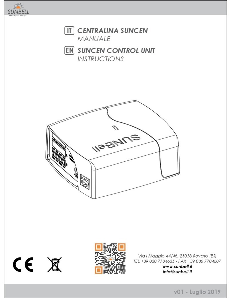 SUNBELL SUNCEN instructions