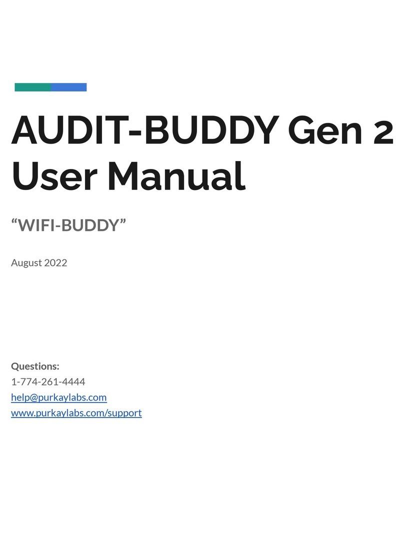 Purkay Labs AUDIT-BUDDY Gen 2 User manual