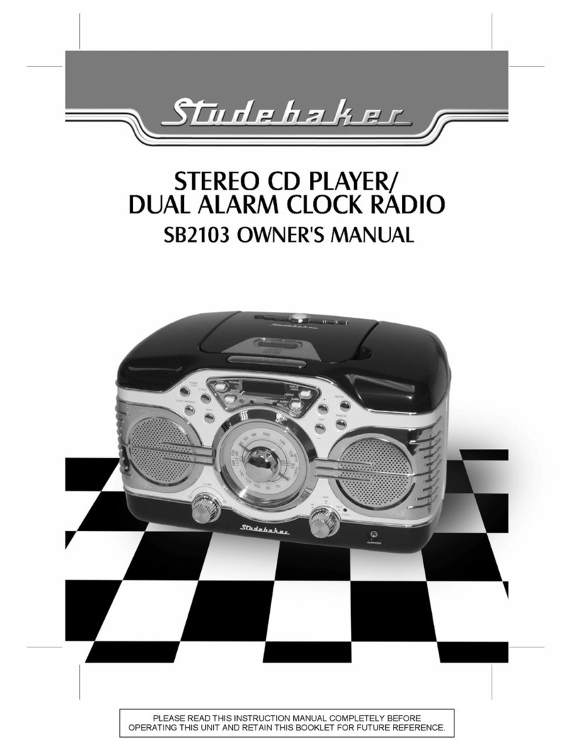 Studebaker SB2103 User manual