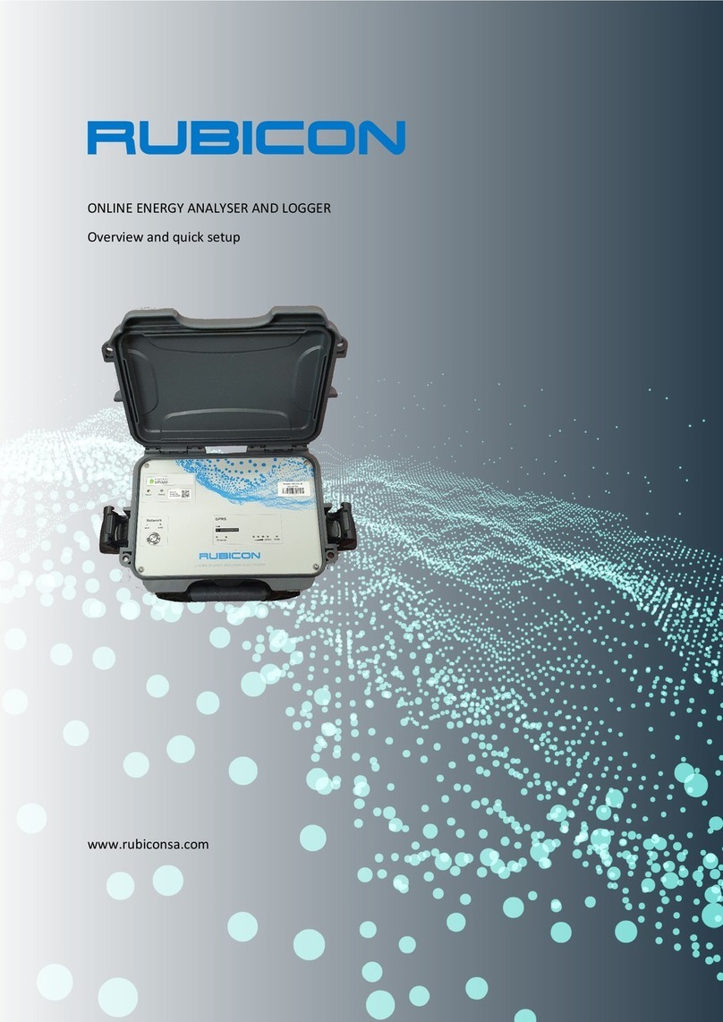 Rubicon Online Energy Analyser and Logger manual