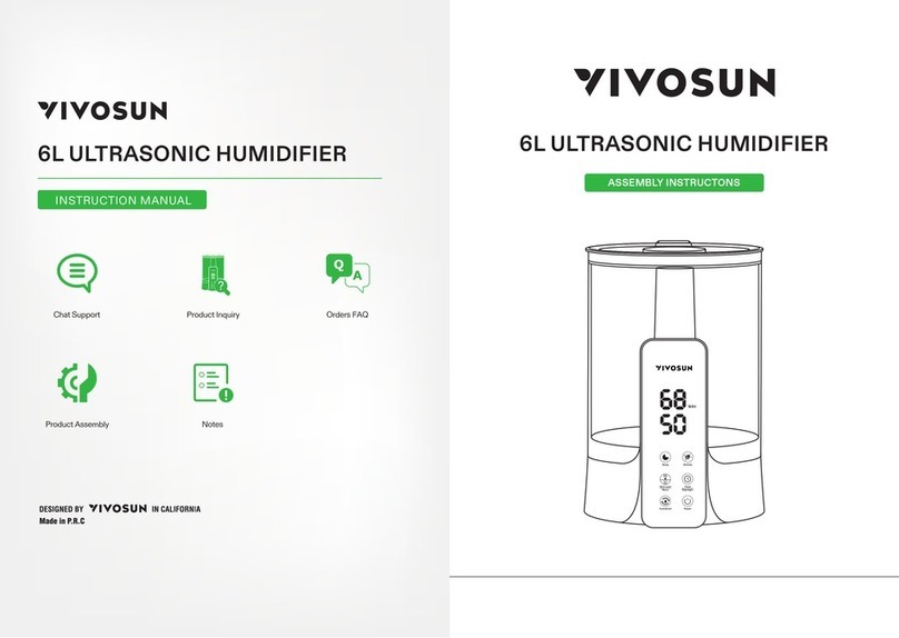 Vivosun HD-2113 Assembly instructions