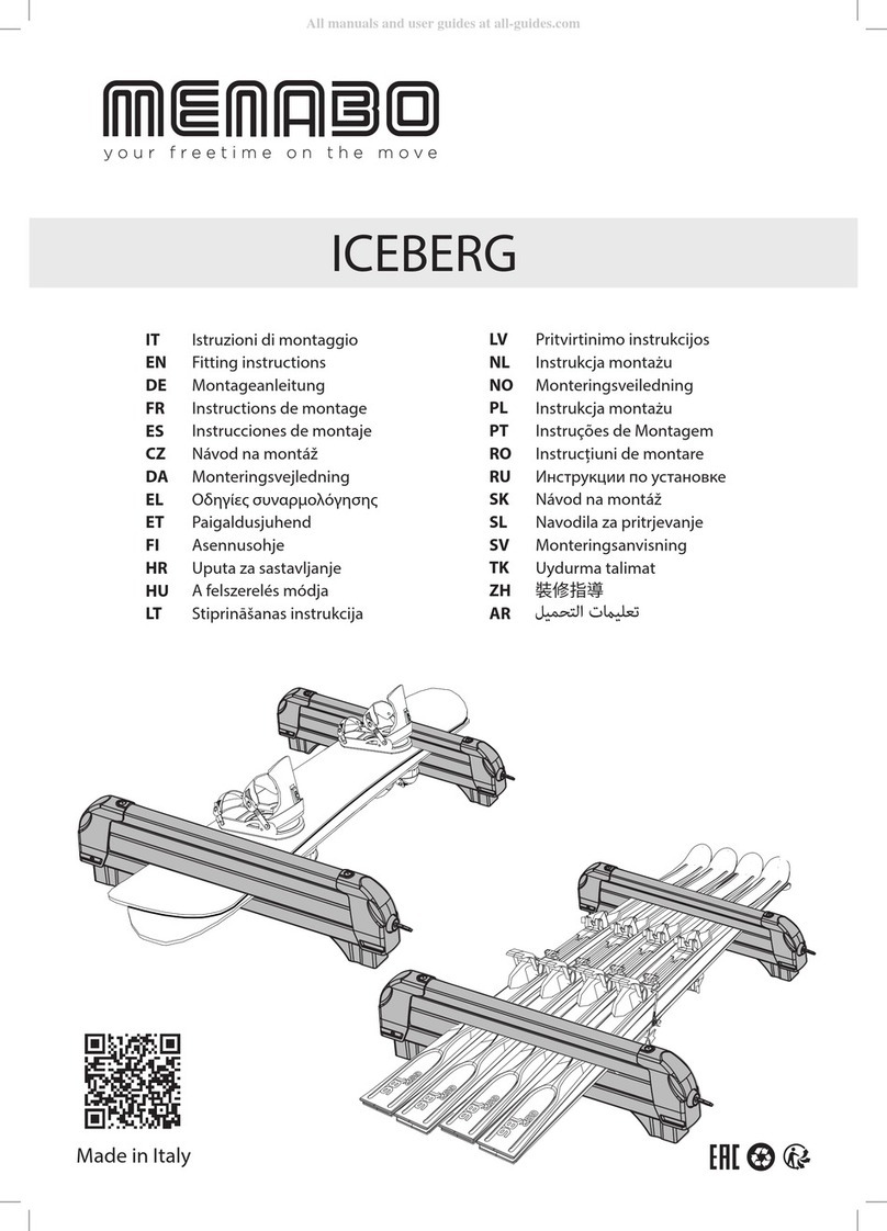 Menabo ICEBERG Fitting instructions