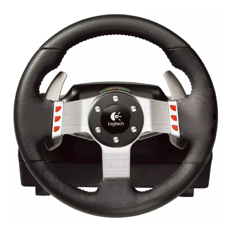 Logitech G27 RACING WHEEL User manual Logitech G27 RACING WHEEL User manual
