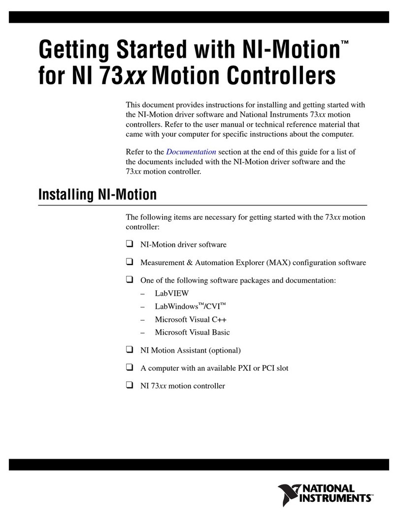 National Instruments 73 Series User manual