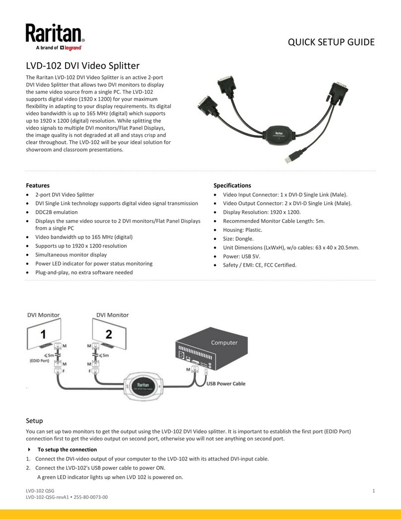 LEGRAND LVD-102 User manual LEGRAND LVD-102 User manual