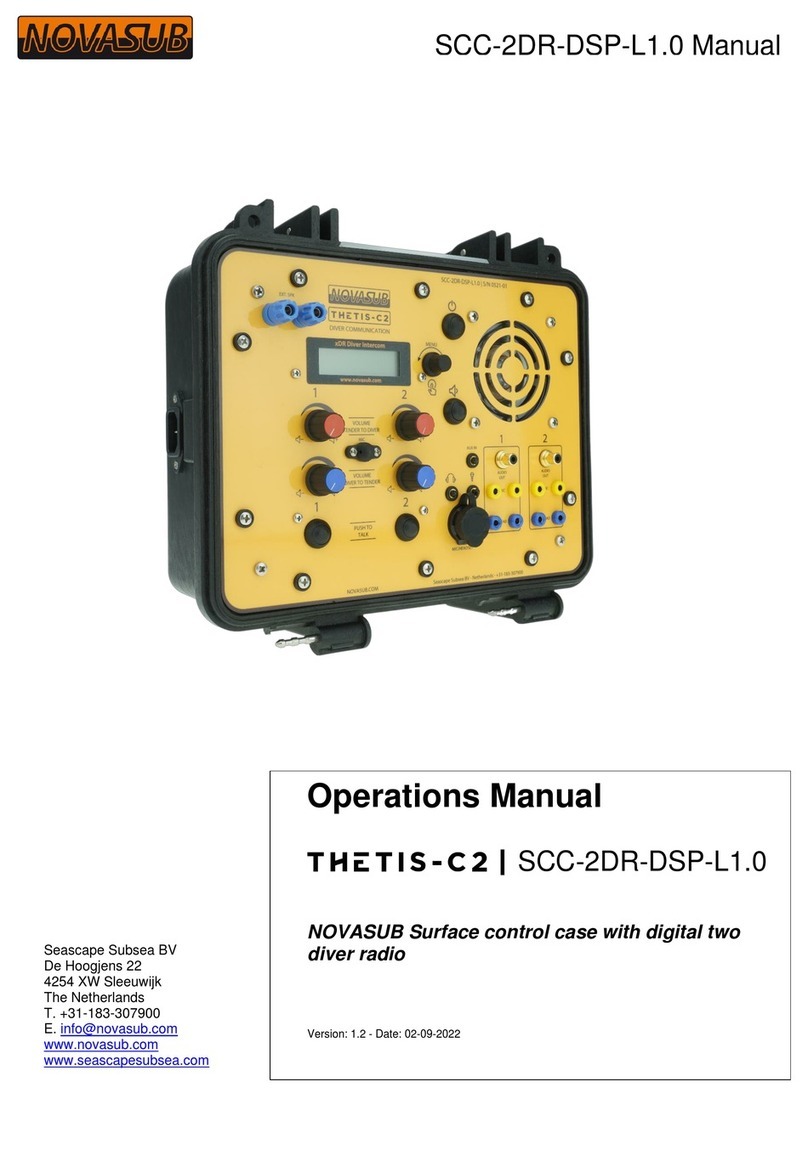 Novasub THETIS-C2 Operation manual