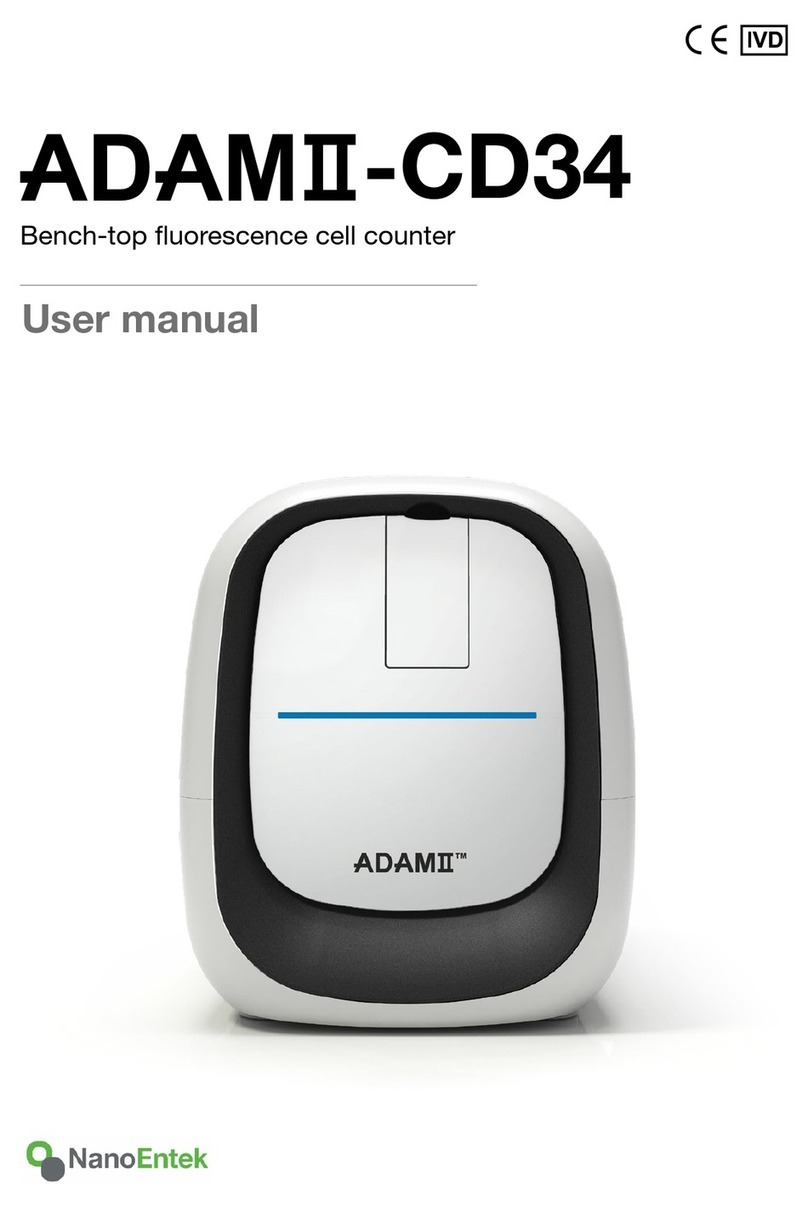 NanoEnTek ADAMII-CD34 user manual