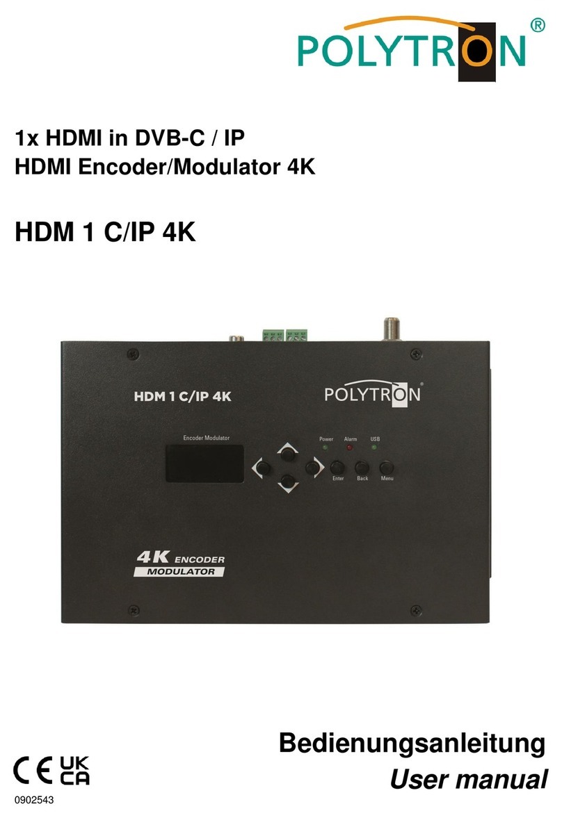 Polytron HDM 1 C/IP 4K User manual