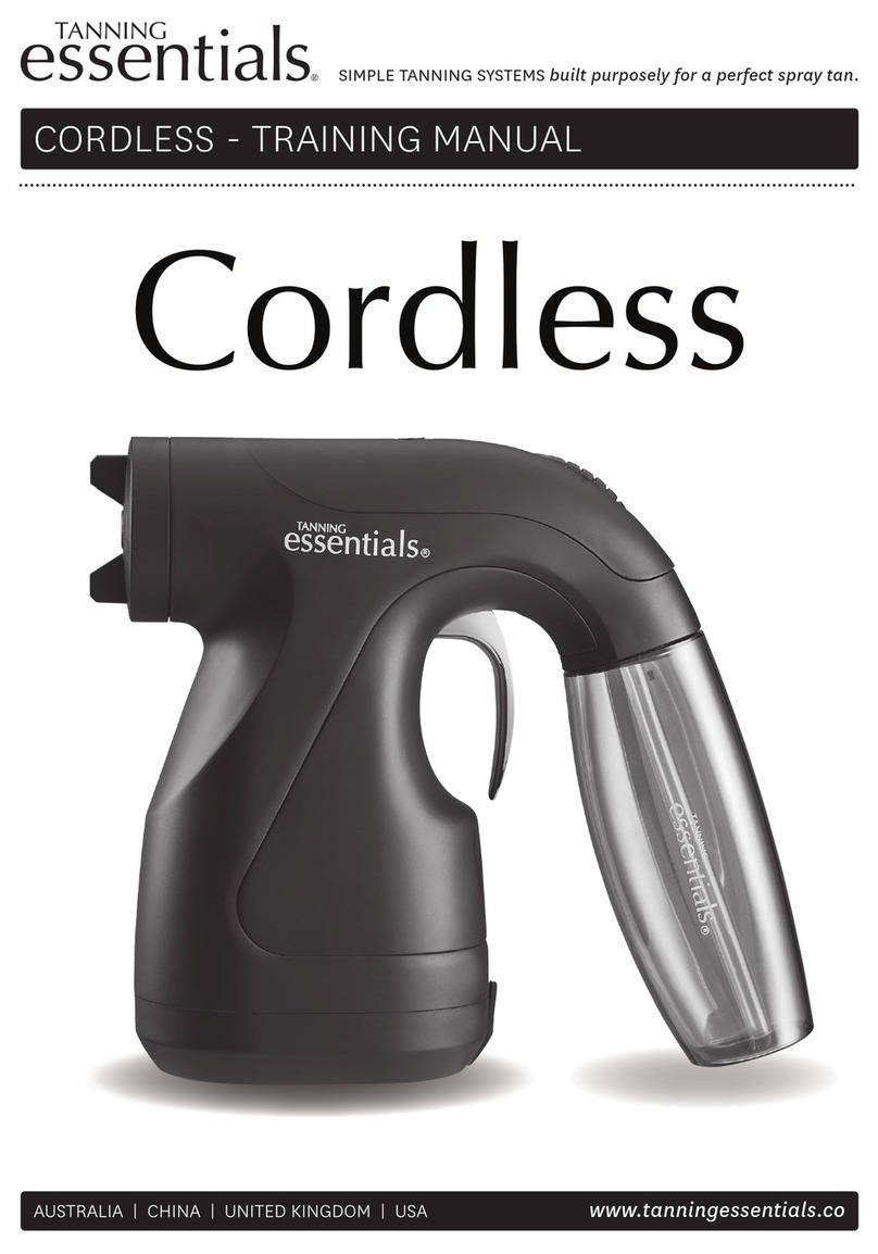 tanning essentials CORDLESS Installation guide tanning essentials CORDLESS Installation guide