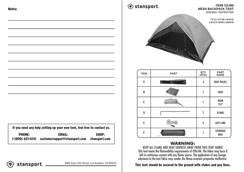 Stansport 723-800 Assembly instruction