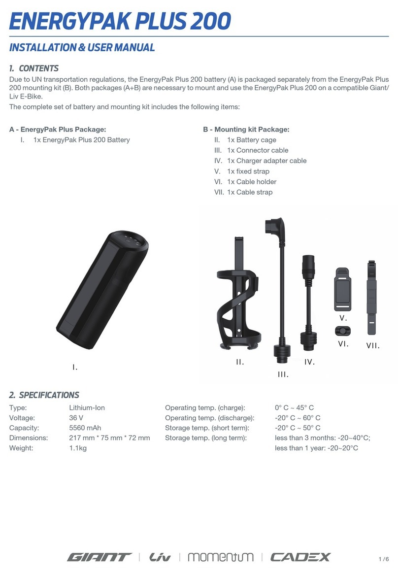 Giant ENERGYPAK PLUS 200 Installation & user manual