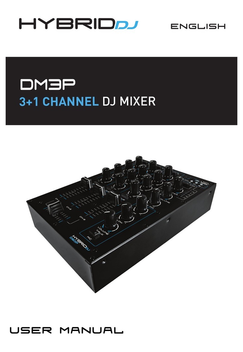 Hybrid DJ DM3P user manual