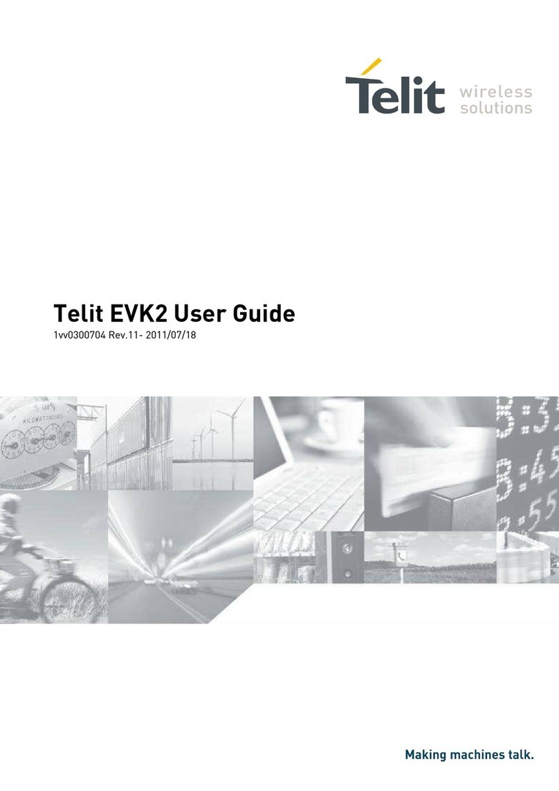 Telit Wireless Solutions EVK2 User manual