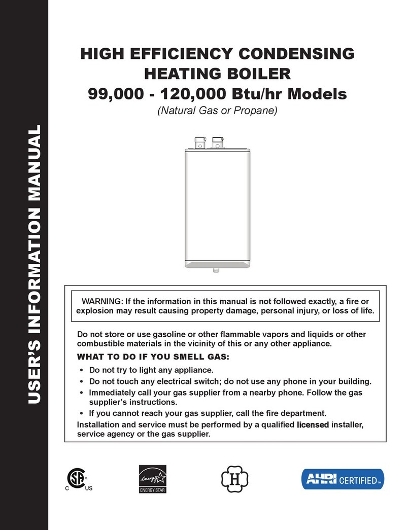 Rheem IBC Technologies SFB-1 User's information manual Rheem IBC Technologies SFB-1 User's information manual