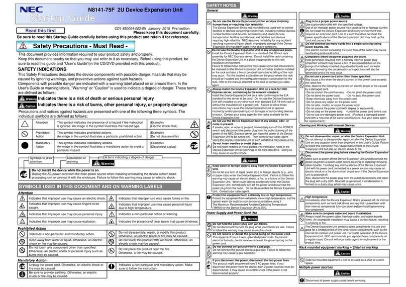 NEC N8141-75F User guide