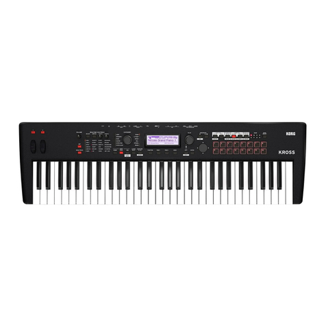 Korg KROSS quick start guide