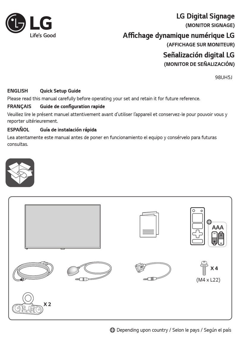 LG 98UH5J User manual