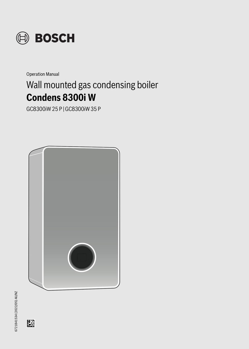Bosch Condens 8300i W Operation manual