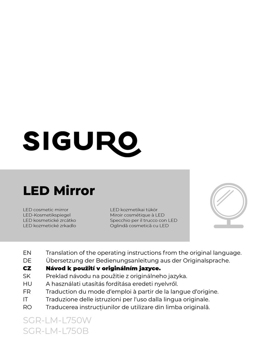 SIGURO SGR-LM-L750W Operating instructions