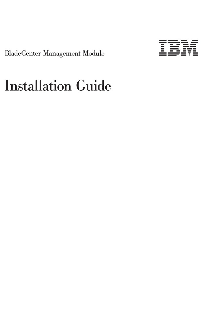 IBM BladeCenter Management Module User manual IBM BladeCenter Management Module User manual