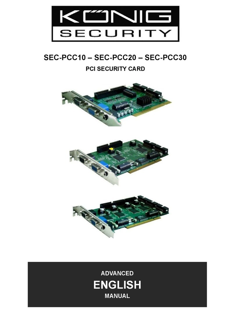Konig Security SEC-PCC10 manual