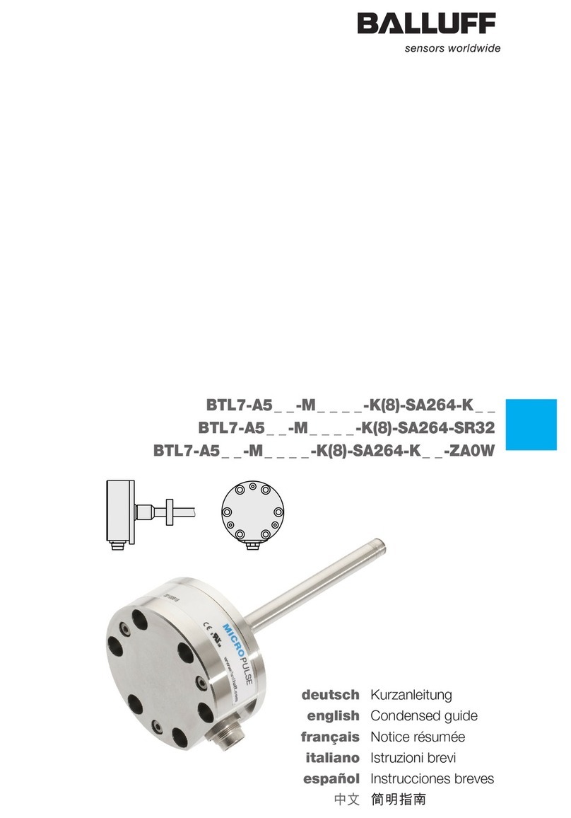 Balluff BTL7-A5 Series User manual Balluff BTL7-A5 Series User manual