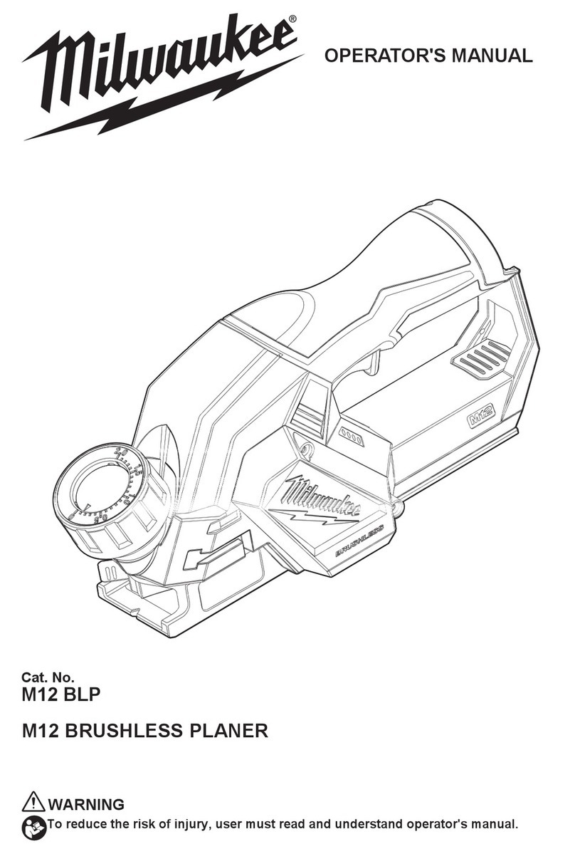 Milwaukee M12 BLP Operator's manual
