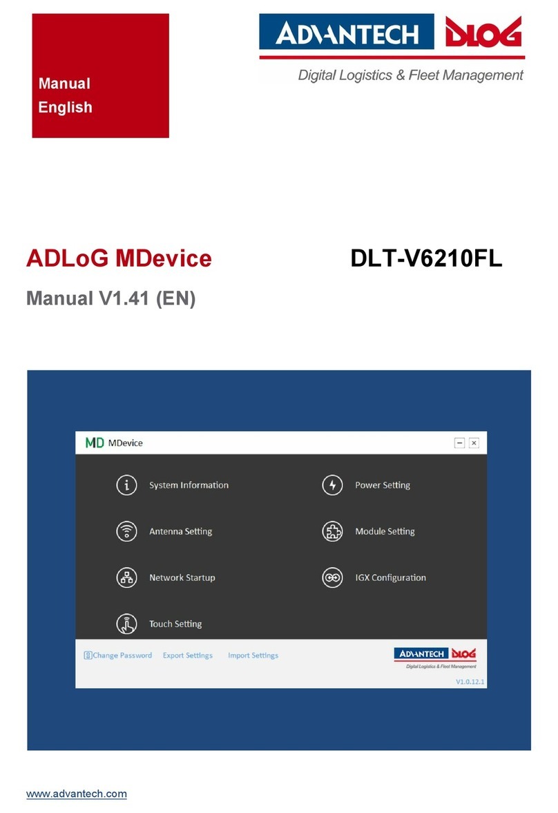 Advantech-DLoG DLT-V6210FL User manual