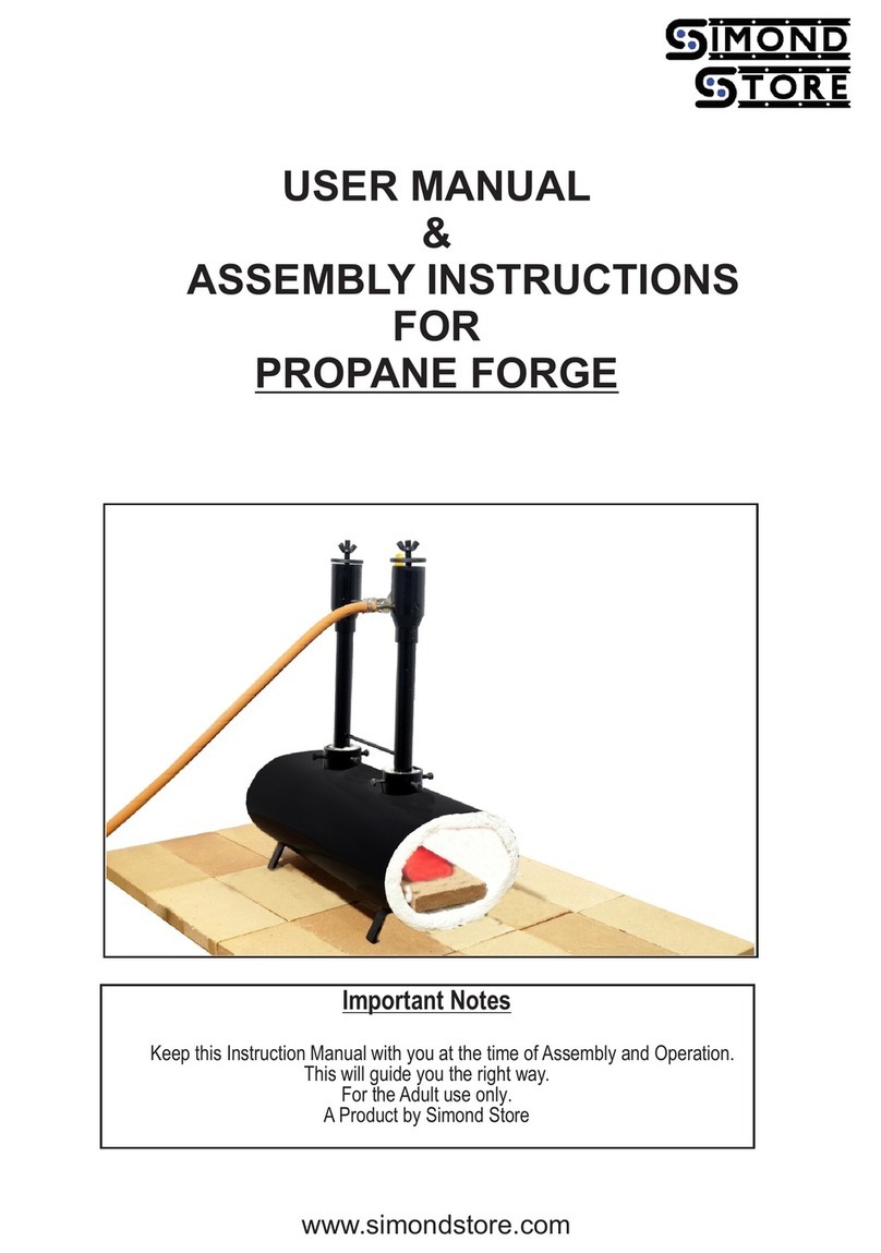 Simond store PROPANE FORGE user manual