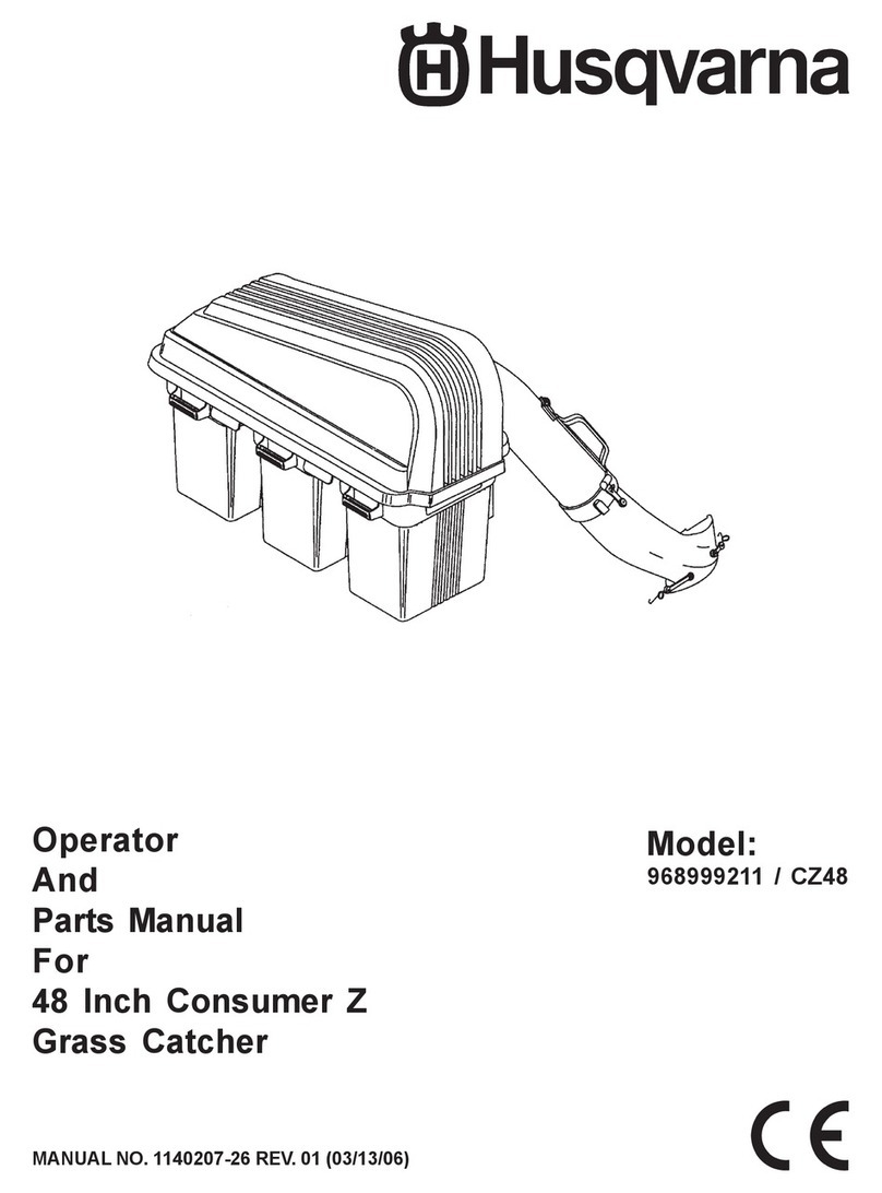 Husqvarna 968999211 Operator and parts manual
