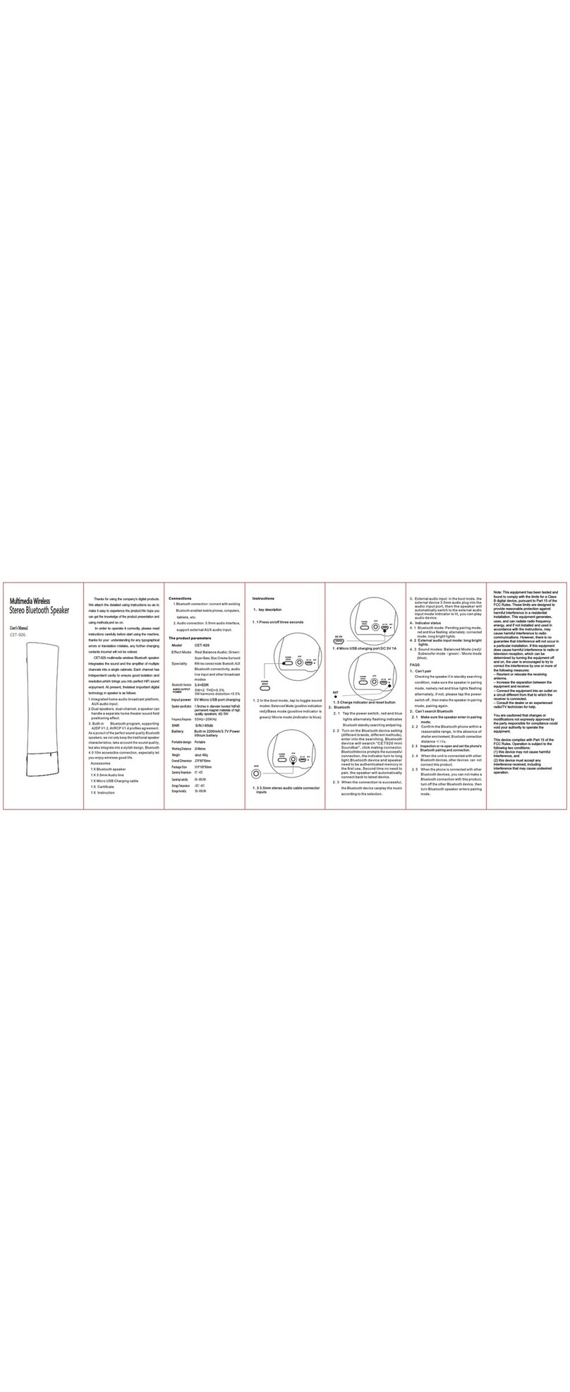 Rotibox CET-926 User manual