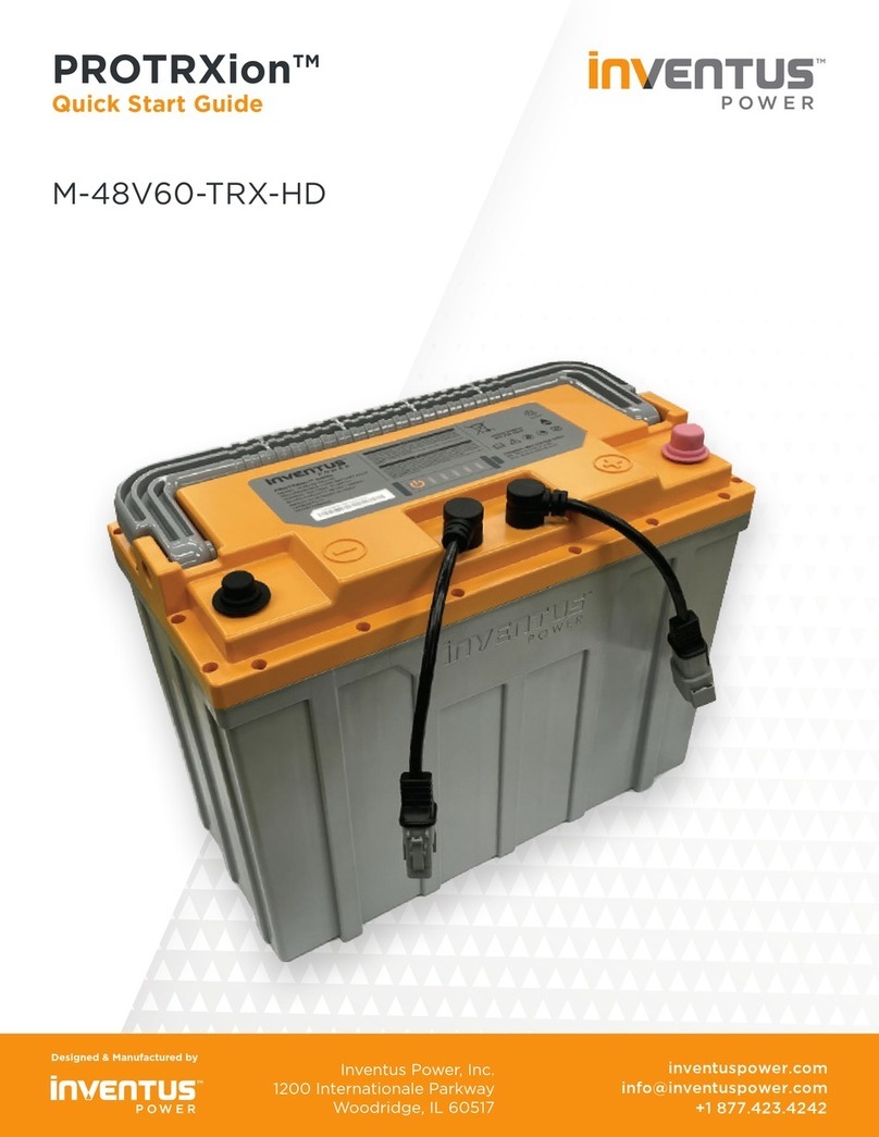 Inventus Power PROTRXion M-48V60-TRX-HD quick start guide Inventus Power PROTRXion M-48V60-TRX-HD quick start guide