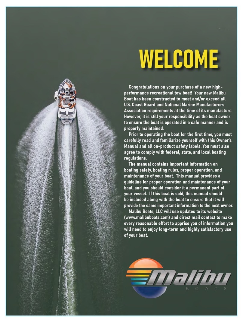 Malibu Boats Response TXi owner's manual