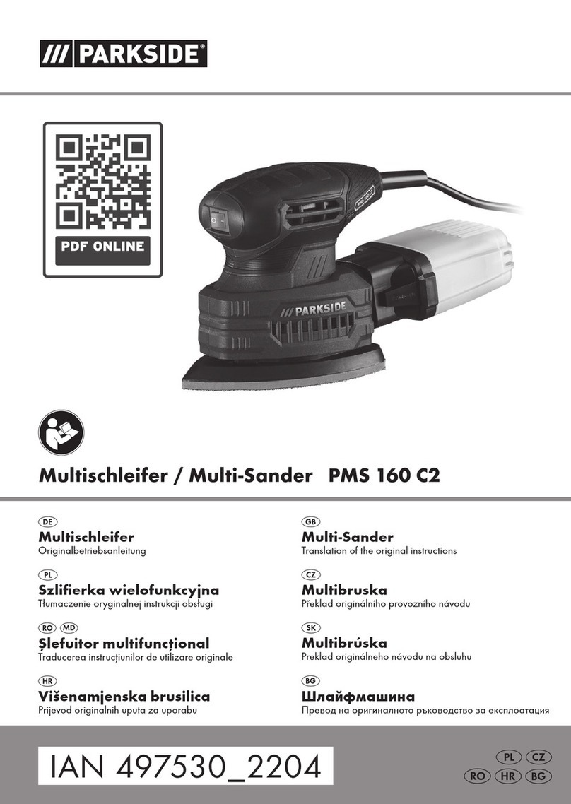 Parkside PMS 160 C2 Translation of the original instructions