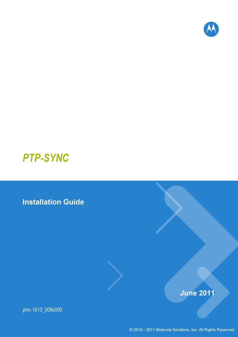Motorola PTP-SYNC installation guide