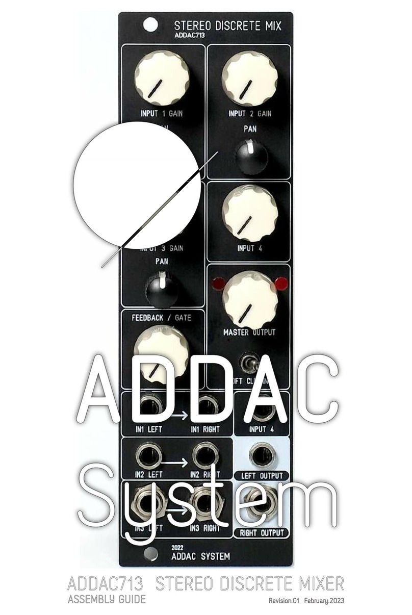ADDAC System ADDAC713 Assembly guide